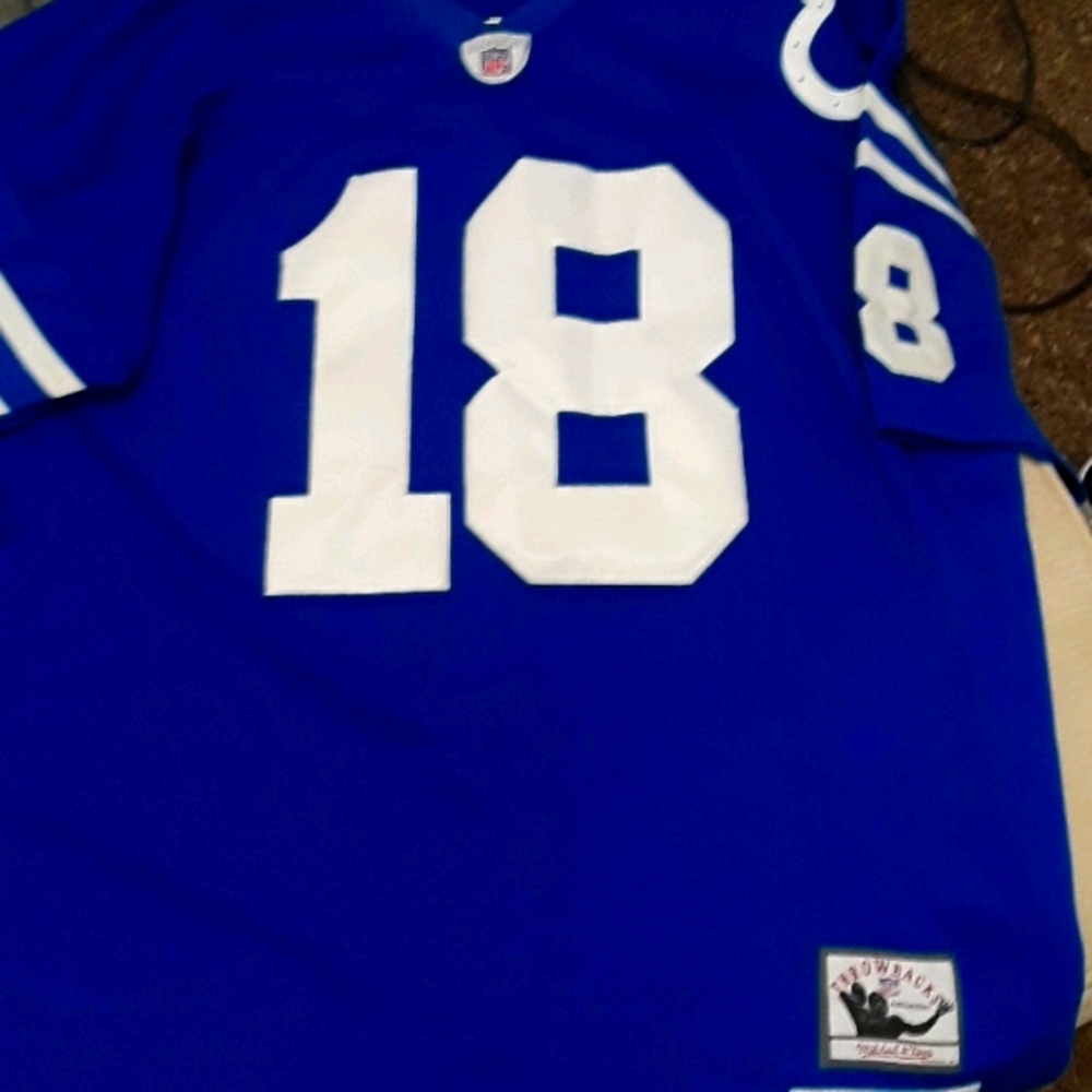 1998 Mitchell & Ness Peyton Manning Jersey 2 hats